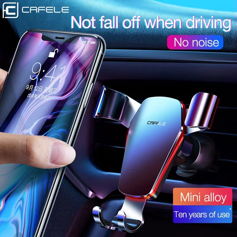 CAFELE Holder For Mobile Phone Gravity Car Phone Holder For Universal telephone Air Vent Mount Phone Holder Support GPS Stand