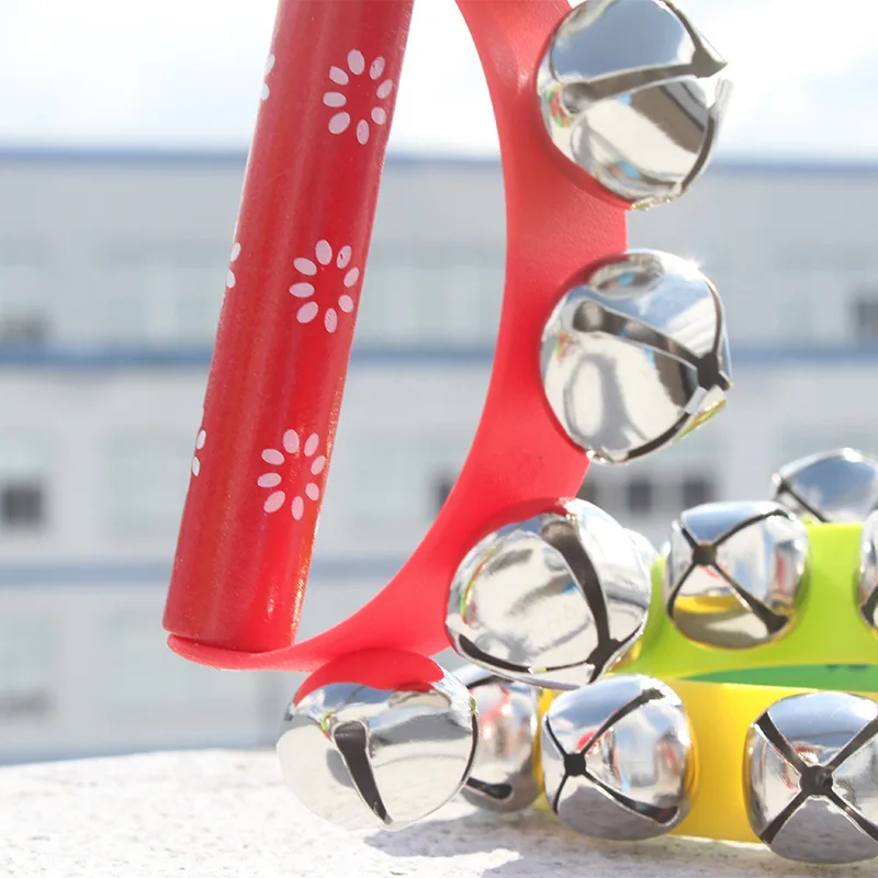 Baby Musical Toys Handbell Semicircle Rattle Toy Infant Music Instruments Ages 6 Months &amp; Up Training Listening Toy