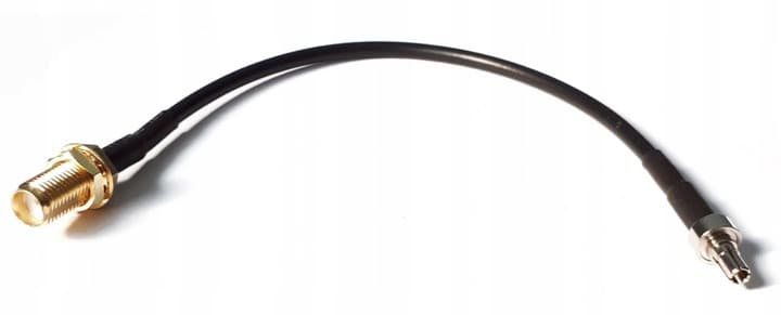 Konektor 15cm SMAż – CRC9 PROSTY