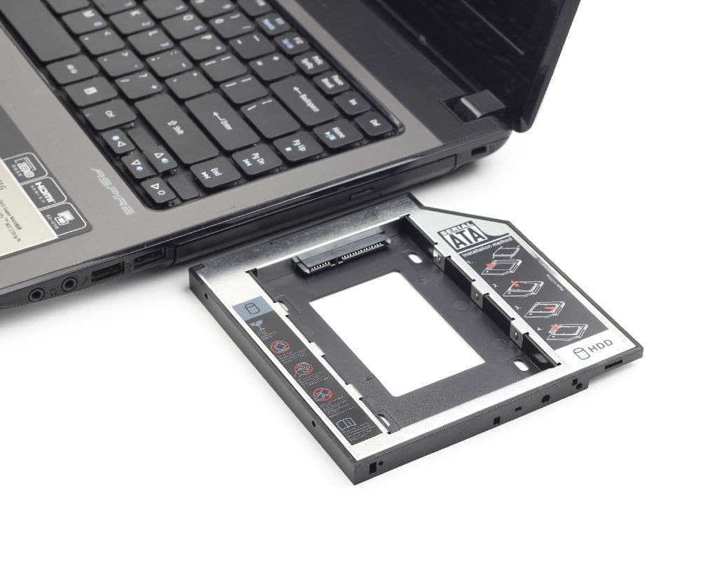 Adapter, ramka na dysk HDD i SSD 5.25&amp;quot; do 2.5&amp;quot; Gembird MF-95-01