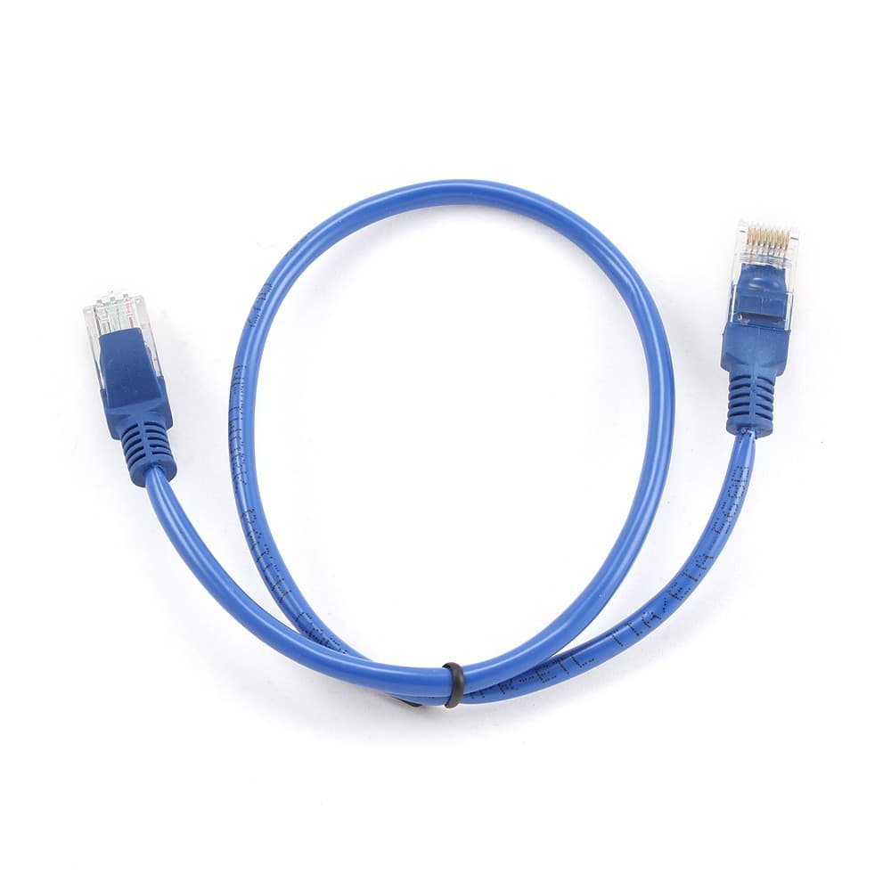 Kabel sieciowy UTP Gembird PP12-0.25M/B kat. 5e, Patch cord RJ-45 (0,25 m)