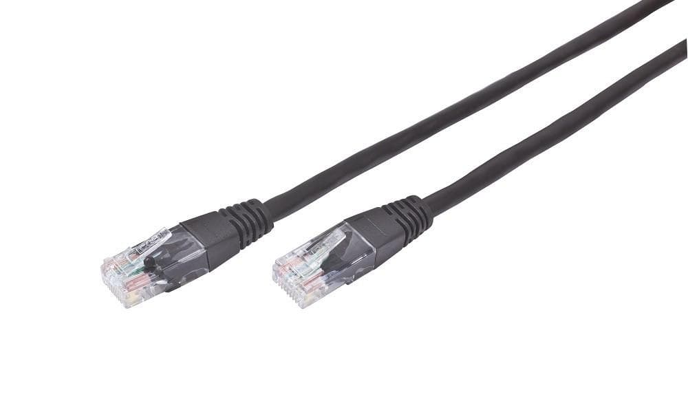 Kabel sieciowy UTP Gembird PP12-0.25M/BK kat. 5e, Patch cord RJ-45 (0,25 m)