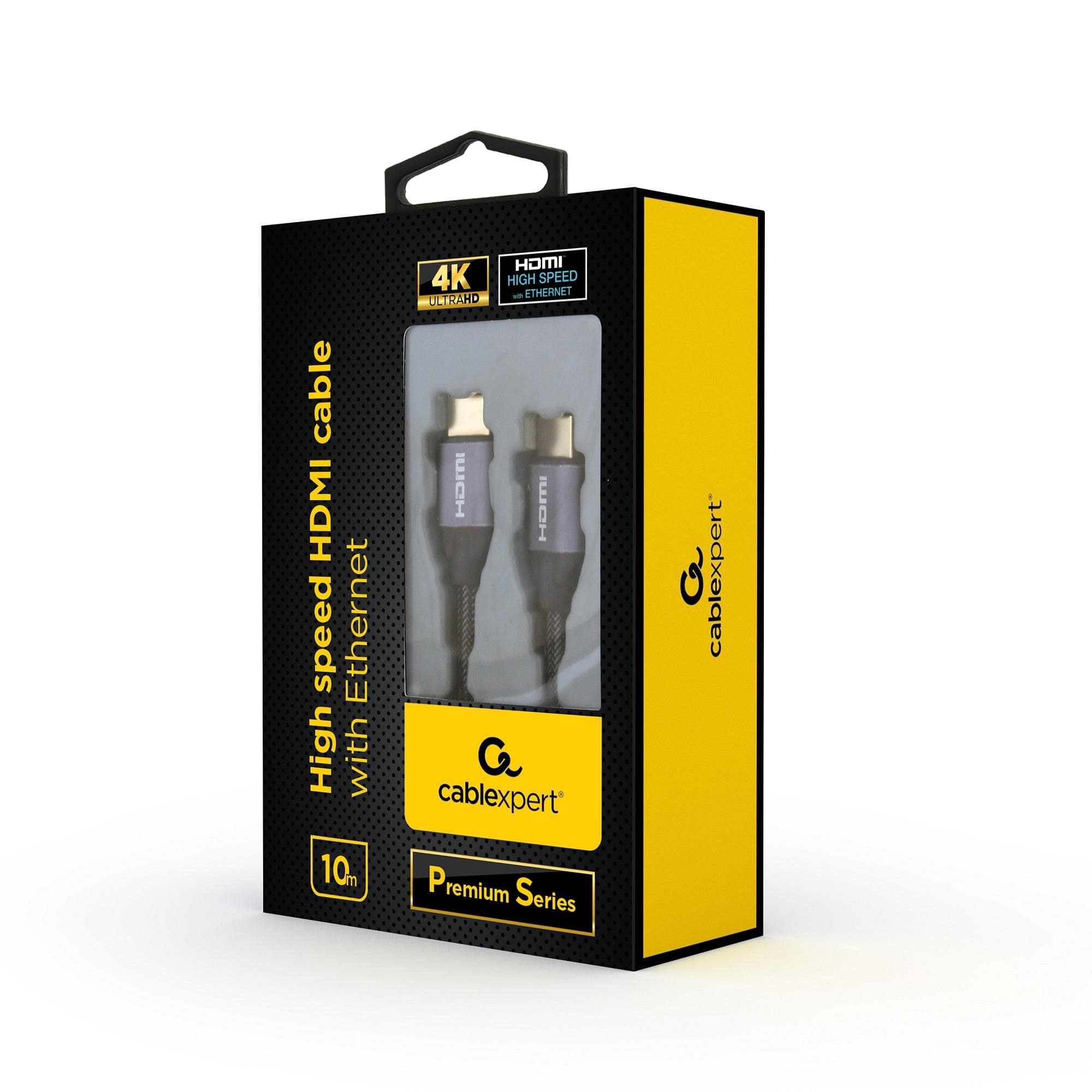 Kabel HDMI-HDMI M/M High Speed v2.0 4K UHD Ethernet seria &amp;quot;Premium&amp;quot; Gembird (10 m)