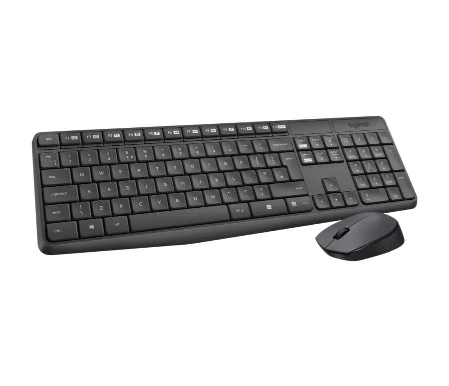 Zestaw bezprzewodowy klawiatura i mysz Logitech MK235 (czarny)