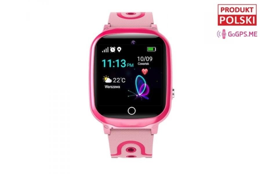 Smartwatch dla dzieci GoGPS K17 (r&amp;oacute;żowy)
