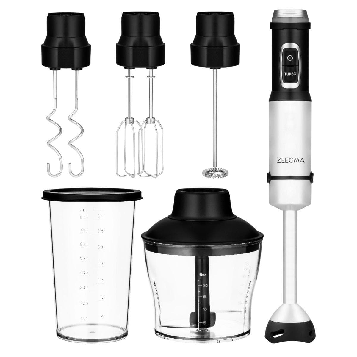 Blender ręczny Zeegma Handy Chef czarno-srebrny