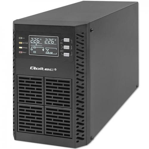 Zasilacz awaryjny UPS Qoltec Pure Sine Wave LCD 1000VA 1000W