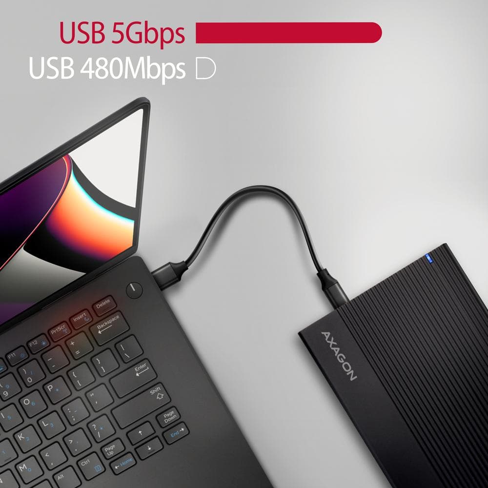 Obudowa zewnętrzna Axagon do dysk&amp;oacute;w HDD 3,5&amp;quot; SATA 3.1 (6Gbit/s) / USB3.2 Gen1
