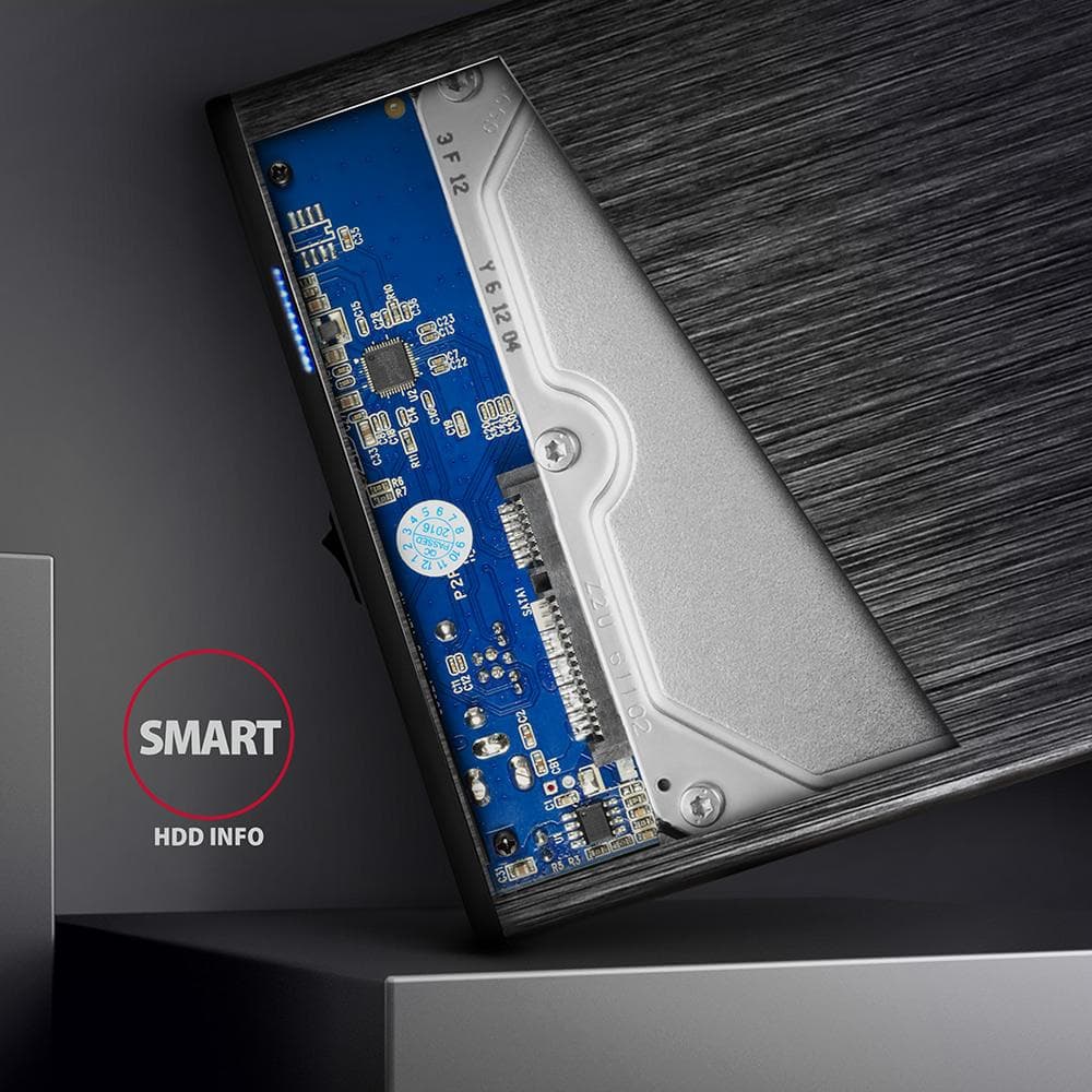 Obudowa zewnętrzna Axagon do dysk&amp;oacute;w HDD 3,5&amp;quot; SATA 2 (3Gbit/s) /USB3.2 Gen1