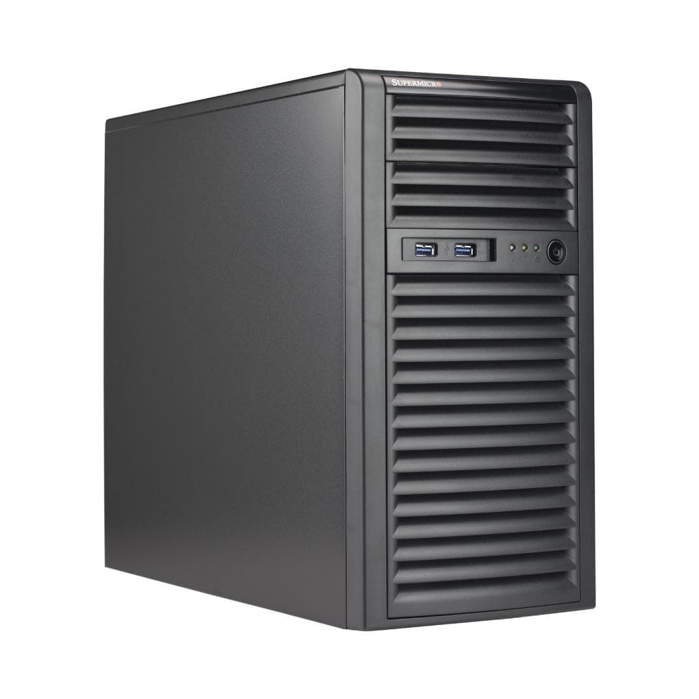 Serwer Supermicro 510S30 ENTRY  --- MIDI TOWER, 4 x SATA RAID 0,1,10, Xeon E-2436, 960GB SSD, 32GB RAM DDR5, 2 x LAN RJ45
