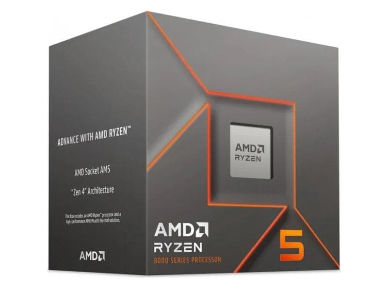 Procesor AMD Ryzen 5 8400F (16M Cache, up to 5.0 GHz)
