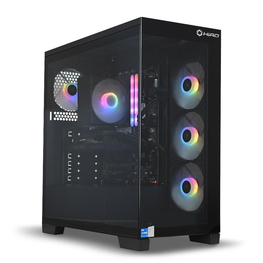 Komputer HIRO Aurora Intel i5 14400F, RTX 3050 6GB, 32GB RAM, 1TB SSD, WIFI, W11H