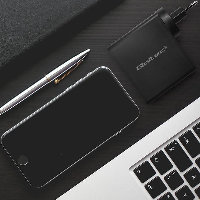 Ładowarka GaN 130W Power Pro QOLTEC