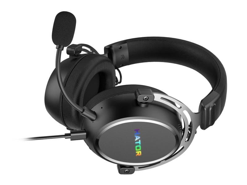 Słuchawki dla graczy Hator HYPERGANG 3 USB czarne