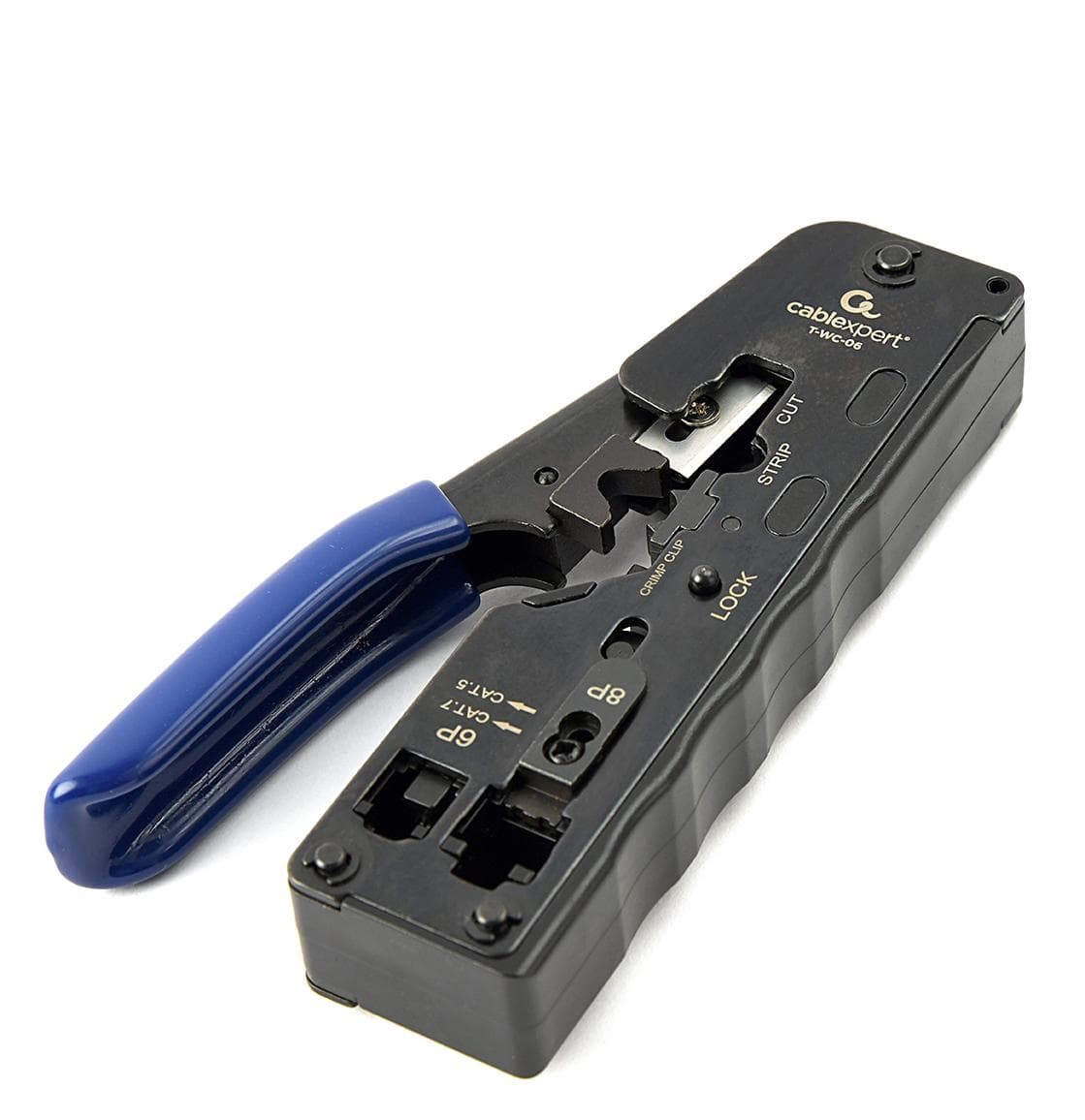 Narzędzie do ciecia kabli i zaciskania wtyczek RJ45 / RJ12 / RJ11 / Pass-through Gembird