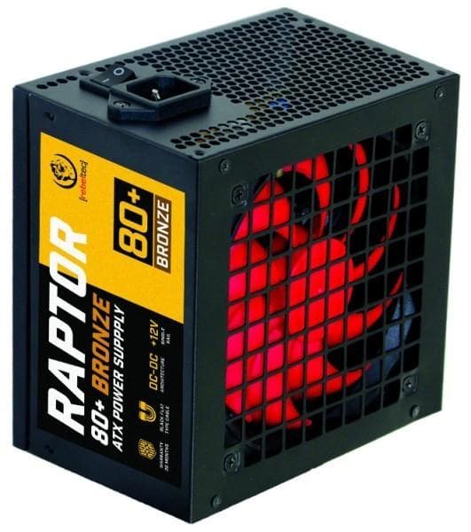 Zasilacz Rebeltec Raptor 700W, 80+ BRONZE, APFC, SINGLE RAIL 12V, DC-DC, 120mm FAN SILENT