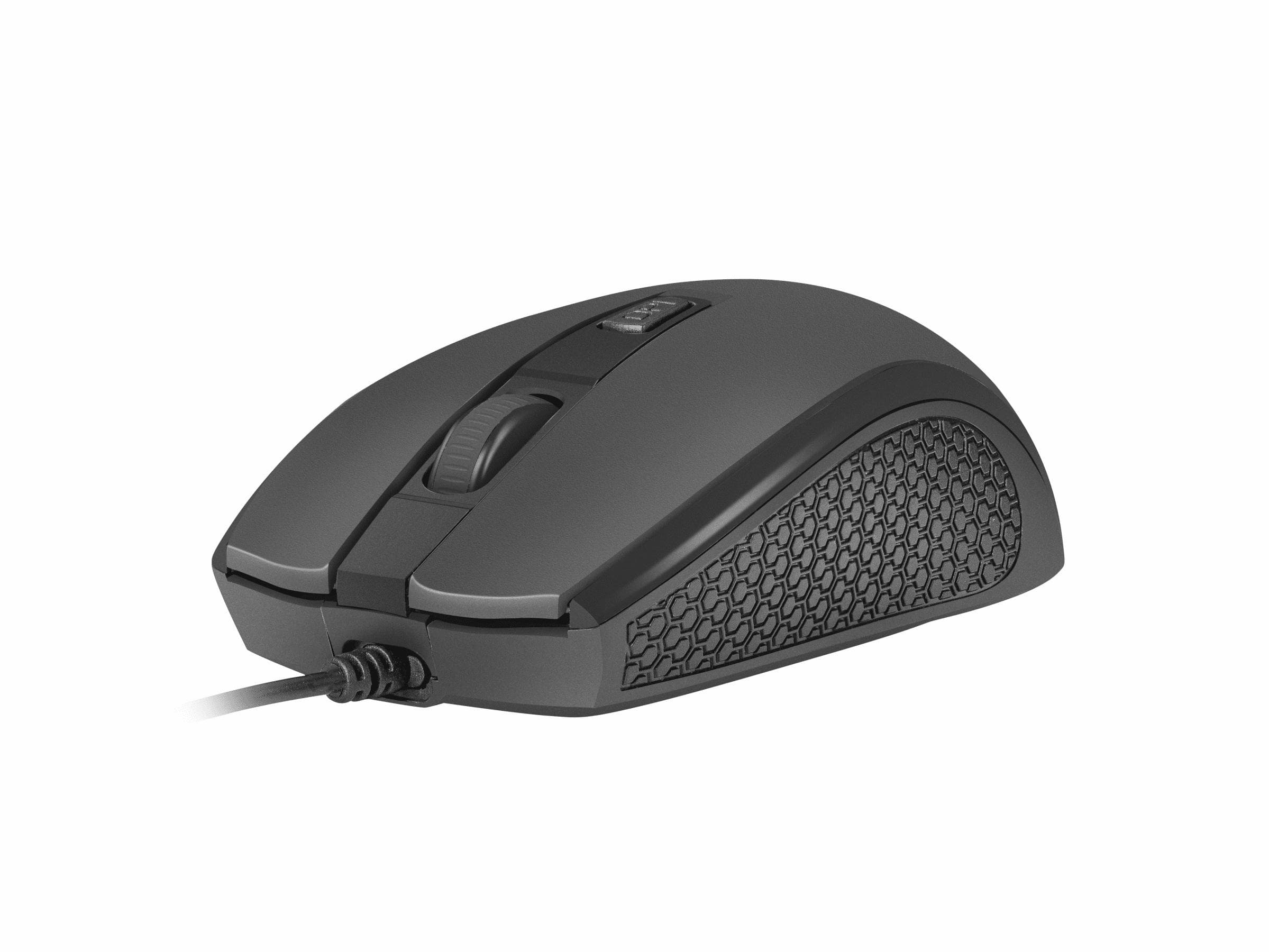 Mysz Natec Hoopoe 2 przewodowa optyczna, 1600 DPI, 3 przyciski, USB, 1.8m, czarna / NATEC