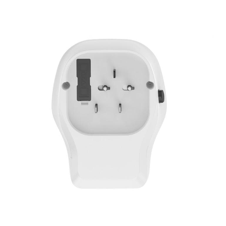 Uniwersalny adapter zasilania Gembird TPA-1A2C20-02-W z ładowarką 2x USB-C, 1x USB-A, 20W Gan biały