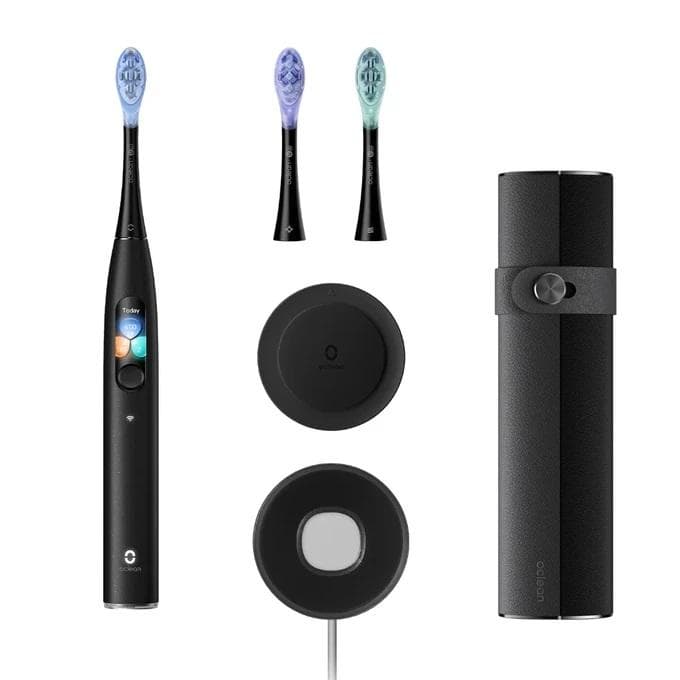 Szczoteczka soniczna Oclean X Ultra + etui i 3 gł&amp;oacute;wki czarna